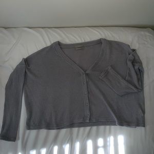 Light Grey cardigan top